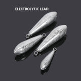 Willow-Leaf Fishing Sinkers, from 10g to 300g HERCULES