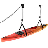 Kayak Storage Hoist for Canoes Bikes Ladders Overhead Pulley System HERCULES