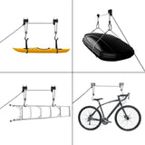 Kayak Storage Hoist for Canoes Bikes Ladders Overhead Pulley System HERCULES