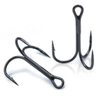 Premium Treble Hooks – 25 Pack, High Carbon Steel, Ultra Sharp HERCULES