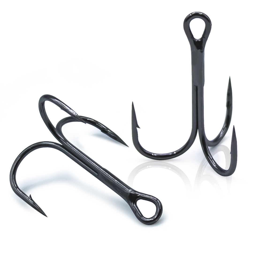 Premium Treble Hooks – 25 Pack, High Carbon Steel, Ultra Sharp HERCULES