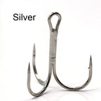 Premium Treble Hooks – 25 Pack, High Carbon Steel, Ultra Sharp HERCULES