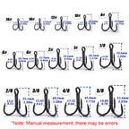 4X Strong Treble Hooks – Rust Resistant, Tournament Grade HERCULES