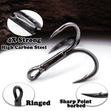 4X Strong Treble Hooks – Rust Resistant, Tournament Grade HERCULES