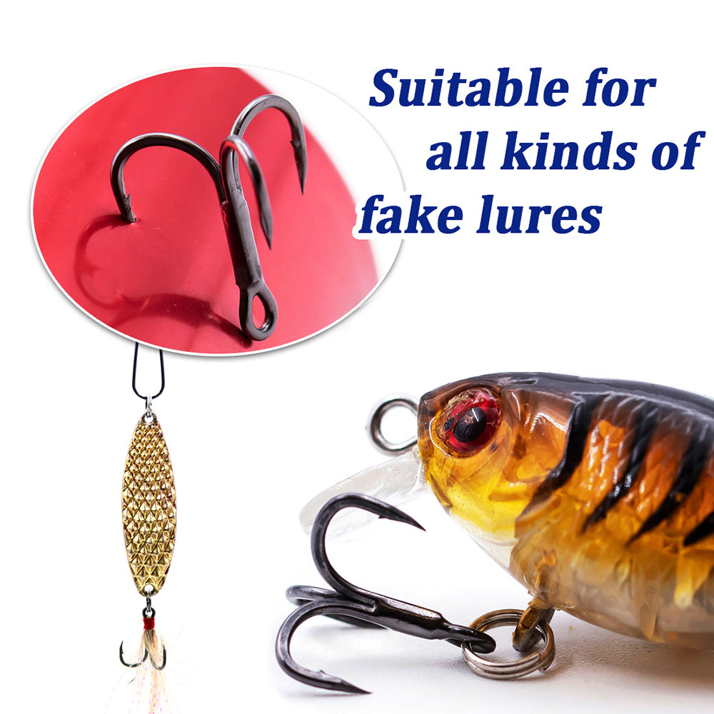 4X Strong Treble Hooks – Rust Resistant, Tournament Grade HERCULES