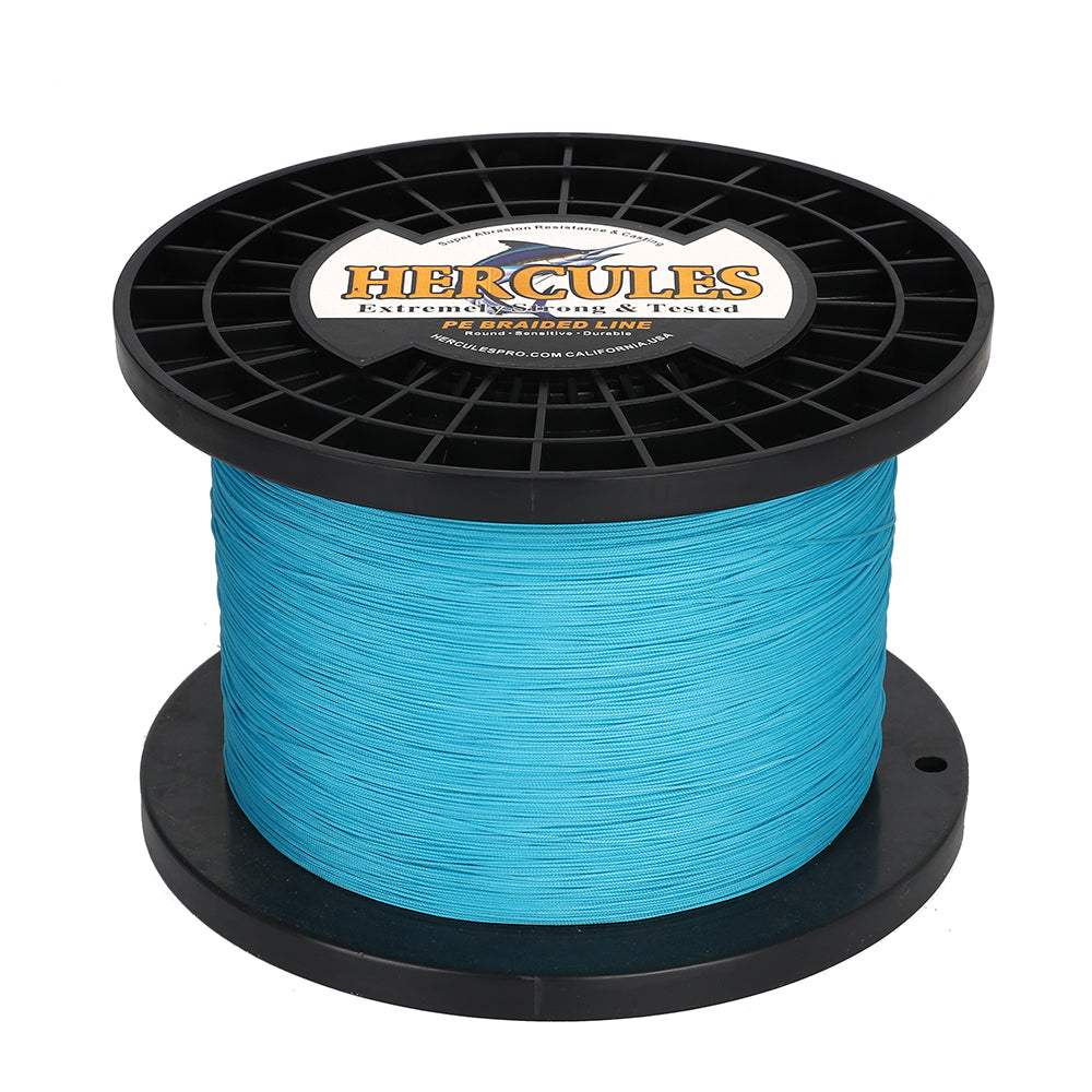 HERCULES Blue 12 Strands 10lb-420lb PE Braided Fishing Line 100M-2000M HERCULES