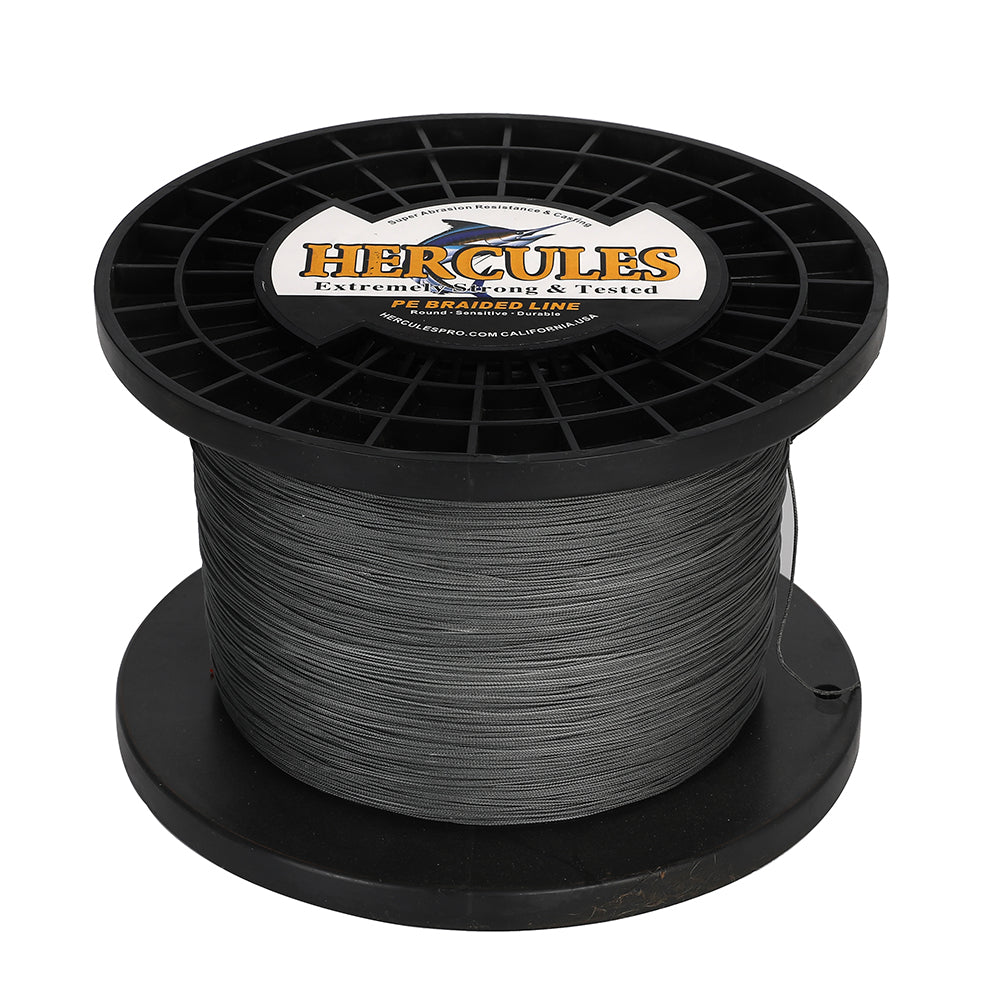 HERCULES Grey 12 Strands 10lb-420lb PE Braided Fishing Line 100M-2000M HERCULES