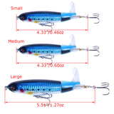 HERCULES Topwater Pencil Fishing Lure with Rotating Tail HERCULES