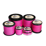 HERCULES 100M-2000M Pink 6lb-100lb PE Braided Fishing Line 4 Strands HERCULES