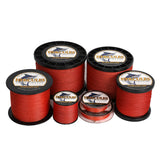 HERCULES 100M-2000M Red 6lb-100lb PE Braided Fishing Line 4 Strands HERCULES