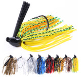 HERCULES Multicolor Weedless Rubber Jig Bass Fishing Lure