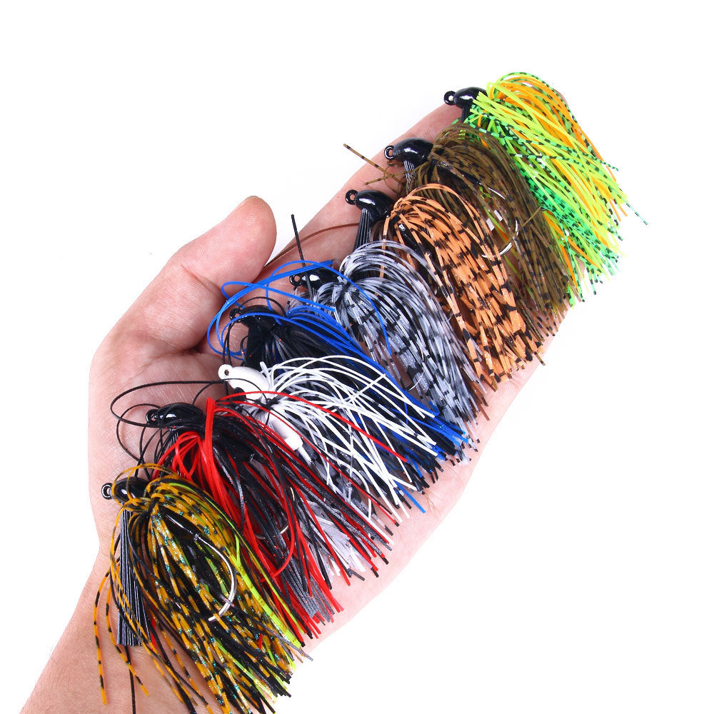 HERCULES Multicolor Weedless Jig Bass Fishing Lure HERCULES