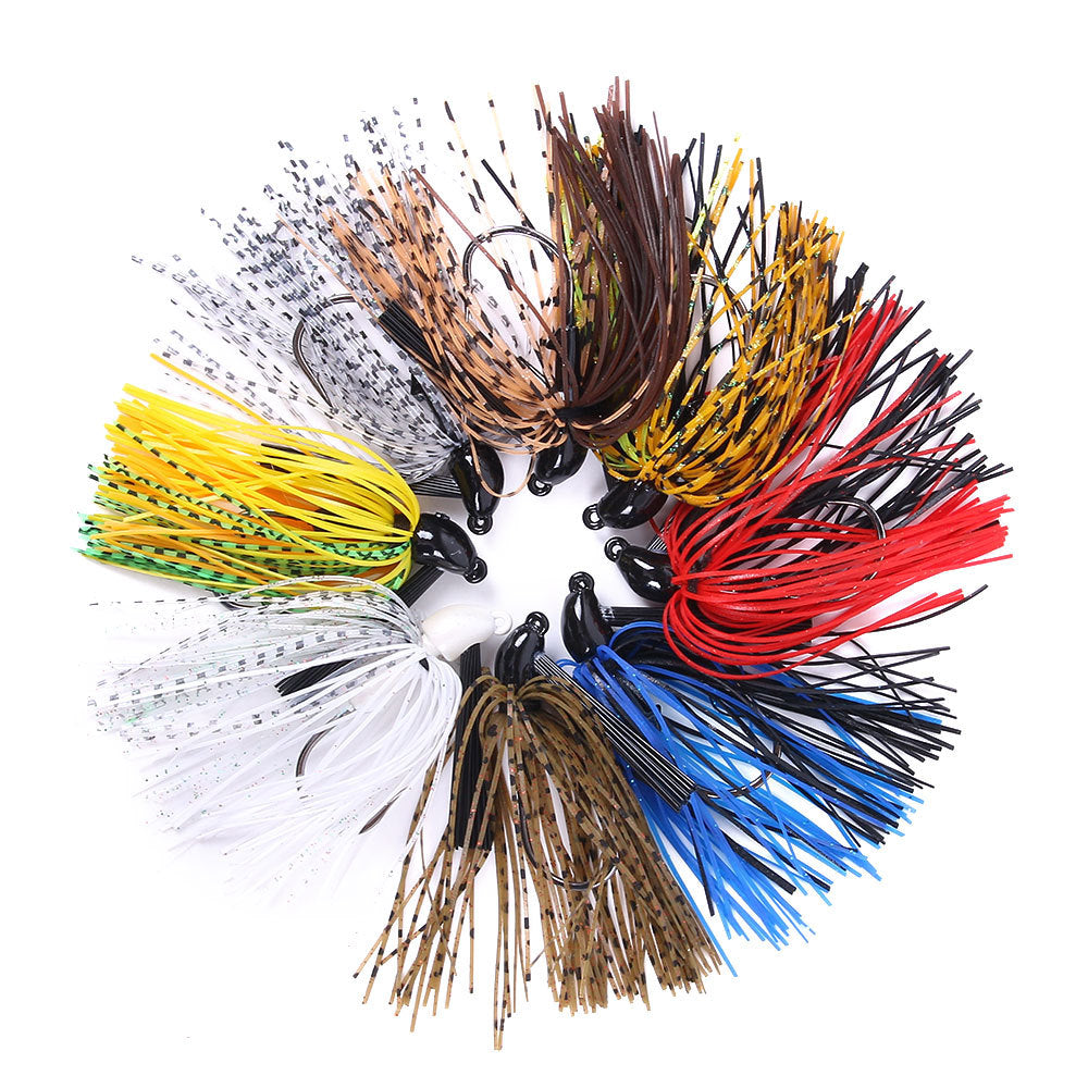 HERCULES Multicolor Weedless Jig Bass Fishing Lure HERCULES