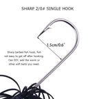 HERCULES Spinner Bait Jig with 4 Willow Leaf Sequins Fishing Lure HERCULES