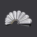Waterdrop-Shaped Fishing Sinkers – 16 Weight Options from 10g to 300g HERCULES