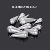 Waterdrop-Shaped Fishing Sinkers – 16 Weight Options from 10g to 300g HERCULES