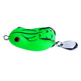 HERCULES Topwater Frog Lure Soft Fishing Lure with Sequin HERCULES