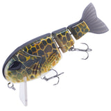 HERCULES Multi-jointed Floating Lure with Soft Tail Fishing Lures HERCULES