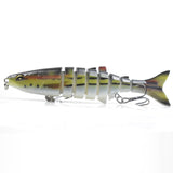 HERCULES 4.72" Multi-jointed Sinking Fishing Lure Swimbait HERCULES