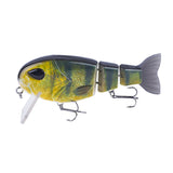 HERCULES 4.72" Multi-jointed Floating Lure with Soft Tail Fishing Lures HERCULES