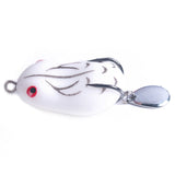 HERCULES Topwater Frog Lure Soft Fishing Lure with Sequin HERCULES