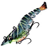 HERCULES Multi-jointed Hard Lure Shrimp Swimbait Fishing Lure Hercules Fishing Tackle