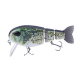 HERCULES 4.72" Multi-jointed Floating Lure with Soft Tail Fishing Lures HERCULES