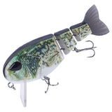 HERCULES Multi-jointed Floating Lure with Soft Tail Fishing Lures HERCULES