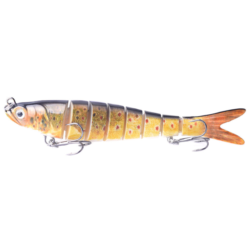 thumbnail image 2 of 14-Pack Multi-Jointed 7-Segment Fishing Lures – Bionic Swimbait For Bass, Trout & Salmon – 9.7cm 14.5g 2 of 6