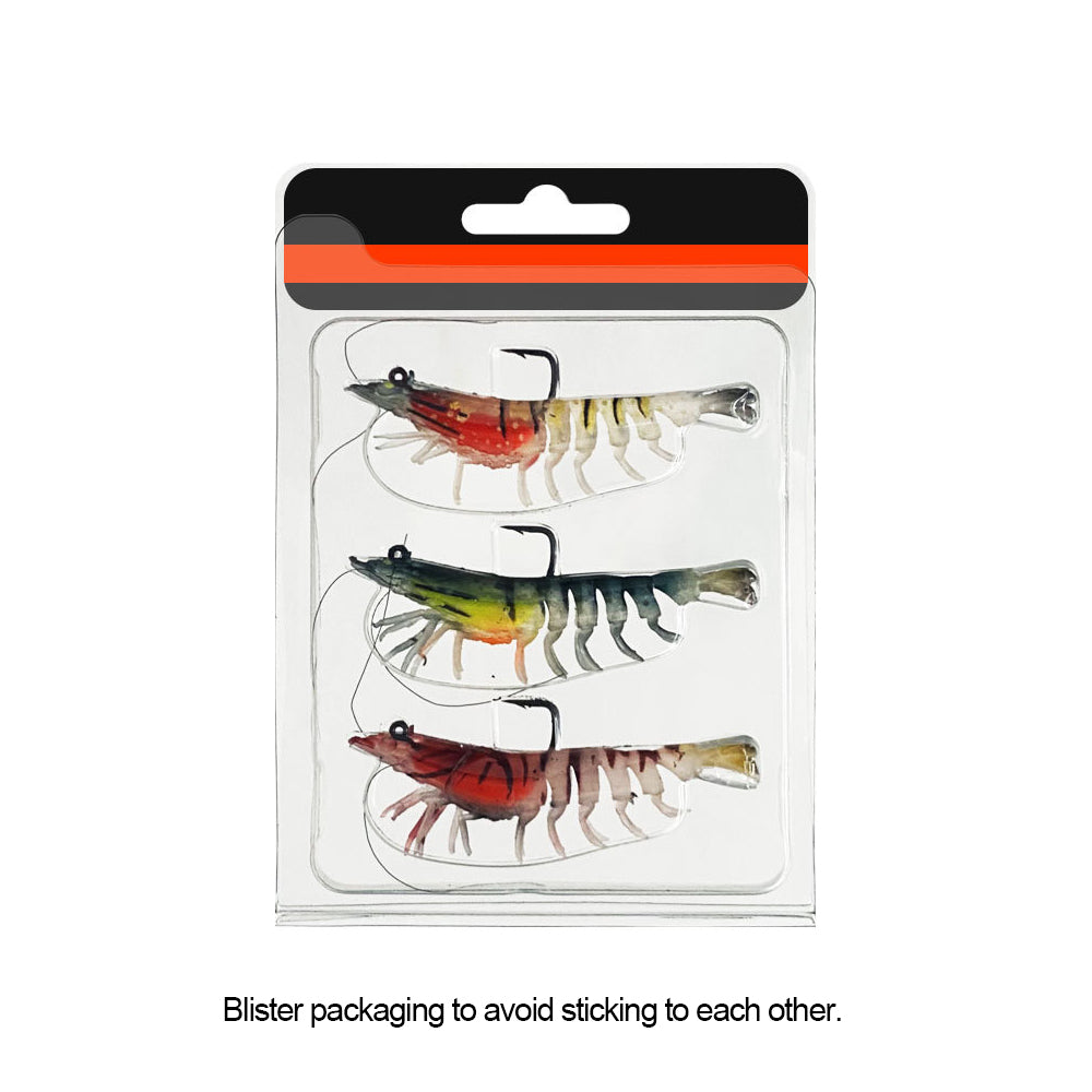 blister packaging for fishing lures HERCULES Soft Lure Shrimp Swimbait Lead-wrapped Lure – Hercules Fishing Tackle