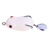 HERCULES Topwater Frog Lure Soft Fishing Lure with Sequin HERCULES