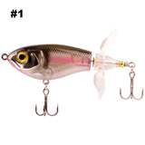 HERCULES Topwater Fishing Lures with Double Floating Rotating Tails HERCULES