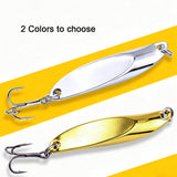 Metal Spoon Lure for Trout & Bass Fishing – Gold/Silver, 5g-20g HERCULES