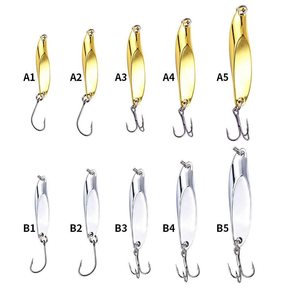 Metal Spoon Lure for Trout & Bass Fishing – Gold/Silver, 5g-20g HERCULES