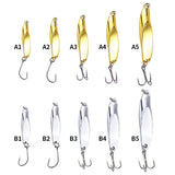 Metal Spoon Lure for Trout & Bass Fishing – Gold/Silver, 5g-20g HERCULES