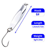 Metal Spoon Lure for Trout & Bass Fishing – Gold/Silver, 5g-20g HERCULES