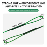 Stainless Steel Fishing Wire Leader with Snap & Swivel HERCULES