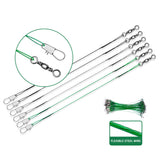 Stainless Steel Fishing Wire Leader with Snap & Swivel HERCULES