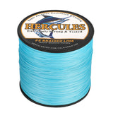 HERCULES Blue 12 Strands 10lb-420lb PE Braided Fishing Line 100M-2000M HERCULES
