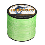 HERCULES Fluorescent Green 12 Strands 10lb-420lb PE Braided Fishing Line 100M-2000M HERCULES