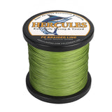 HERCULES Army Green 12 Strands 10lb-420lb PE Braided Fishing Line 100M-2000M HERCULES