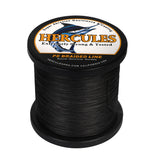 HERCULES Black 12 Strands 10lb-420lb PE Braided Fishing Line 100M-2000M HERCULES