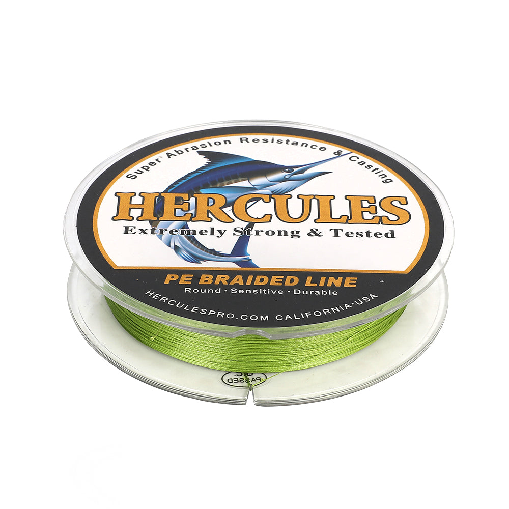 HERCULES Army Green 12 Strands 10lb-420lb PE Braided Fishing Line 100M-2000M HERCULES