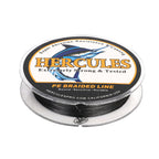 HERCULES Black 12 Strands 10lb-420lb PE Braided Fishing Line 100M-2000M HERCULES