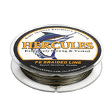 HERCULES 100M-2000M Camouflage 10lb-300lb PE Braided Fishing Line 8 Strands HERCULES