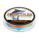HERCULES 100M-2000M Multicolor 10lb-300lb PE Braided Fishing Line 8 Strands HERCULES