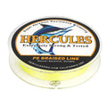 HERCULES Fluorescent Yellow 12 Strands 10lb-420lb PE Braided Fishing Line 100M-2000M HERCULES