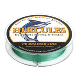 HERCULES 100M-2000M Green 10lb-300lb PE Braided Fishing Line 8 Strands HERCULES