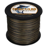 HERCULES Camouflage 12 Strands 10lb-420lb PE Braided Fishing Line 100M-2000M HERCULES