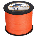 HERCULES Orange 12 Strands 10lb-420lb PE Braided Fishing Line 100M-2000M HERCULES
